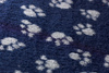 Vet Bed Navy Blue Paws